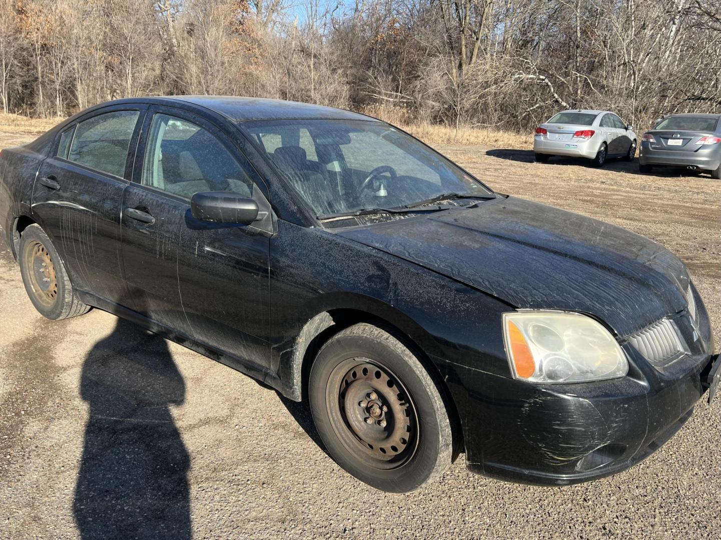 2006 Black Mitsubishi Galant DE (4A3AB26FX6E) with an 2.4L L4 SOHC 16V engine, 4-Speed Automatic Overdrive transmission, located at 17255 hwy 65 NE, Ham Lake, MN, 55304, 0.000000, 0.000000 - Photo#5