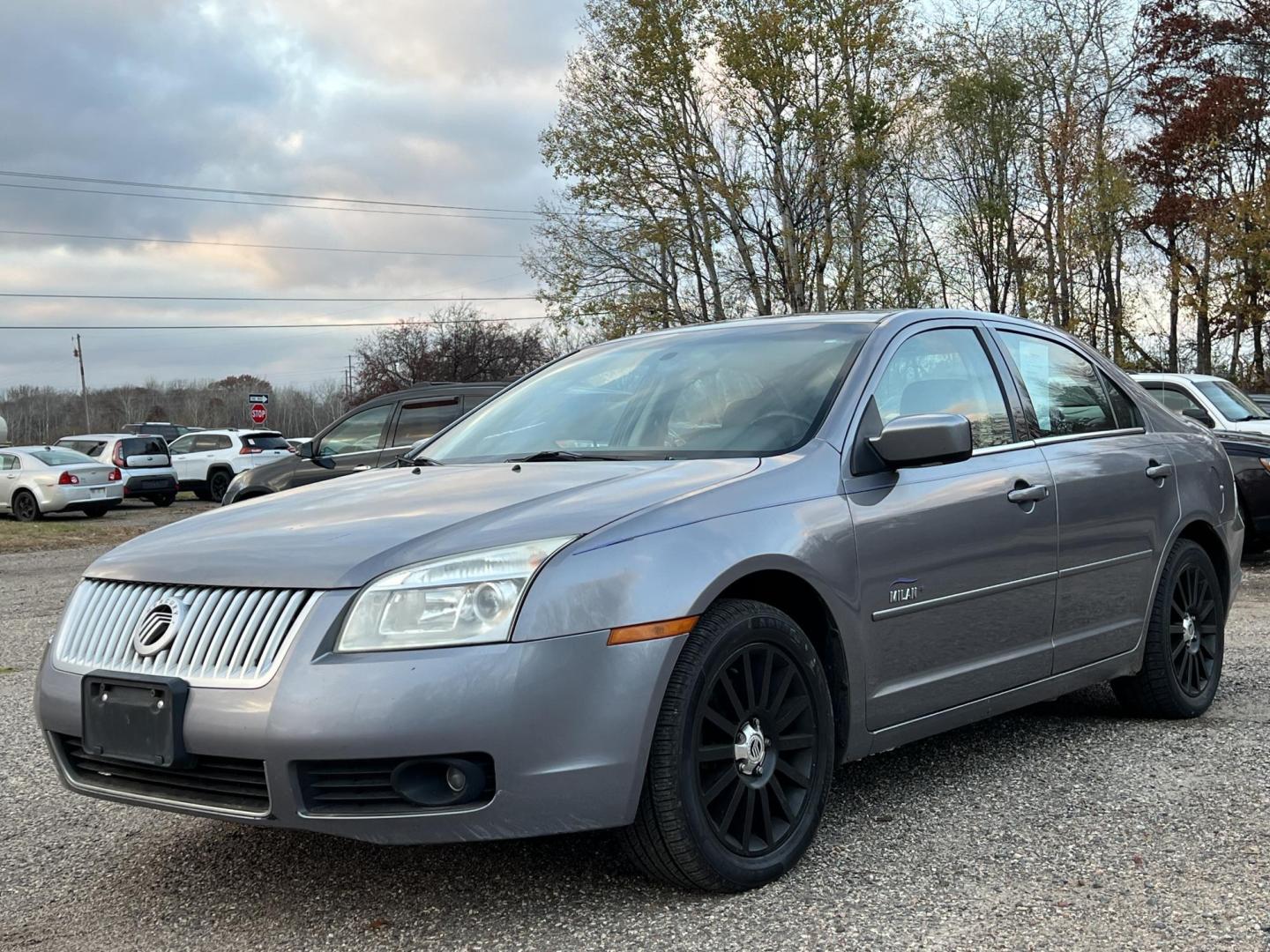 2007 Gray Mercury Milan V6 Premier (3MEHM08187R) with an 3.0L V6 DOHC 24V engine, 6-Speed Automatic Overdrive transmission, located at 17255 hwy 65 NE, Ham Lake, MN, 55304, 0.000000, 0.000000 - Photo#0