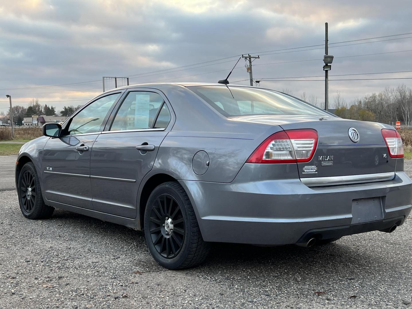 2007 Gray Mercury Milan V6 Premier (3MEHM08187R) with an 3.0L V6 DOHC 24V engine, 6-Speed Automatic Overdrive transmission, located at 17255 hwy 65 NE, Ham Lake, MN, 55304, 0.000000, 0.000000 - Photo#1