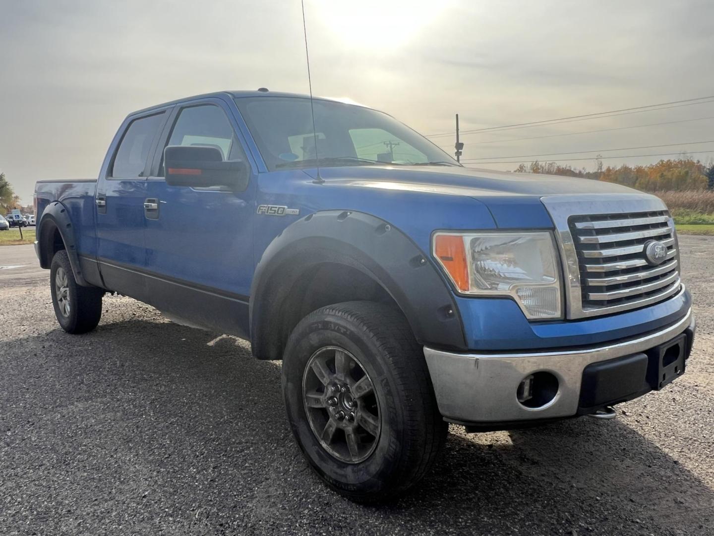 2010 Blue Ford F-150 Lariat SuperCrew 5.5-ft. Bed 4WD (1FTFW1EV1AF) with an 5.4L V8 SOHC 24V FFV engine, 4-Speed Automatic transmission, located at 17255 hwy 65 NE, Ham Lake, MN, 55304, 0.000000, 0.000000 - Photo#0