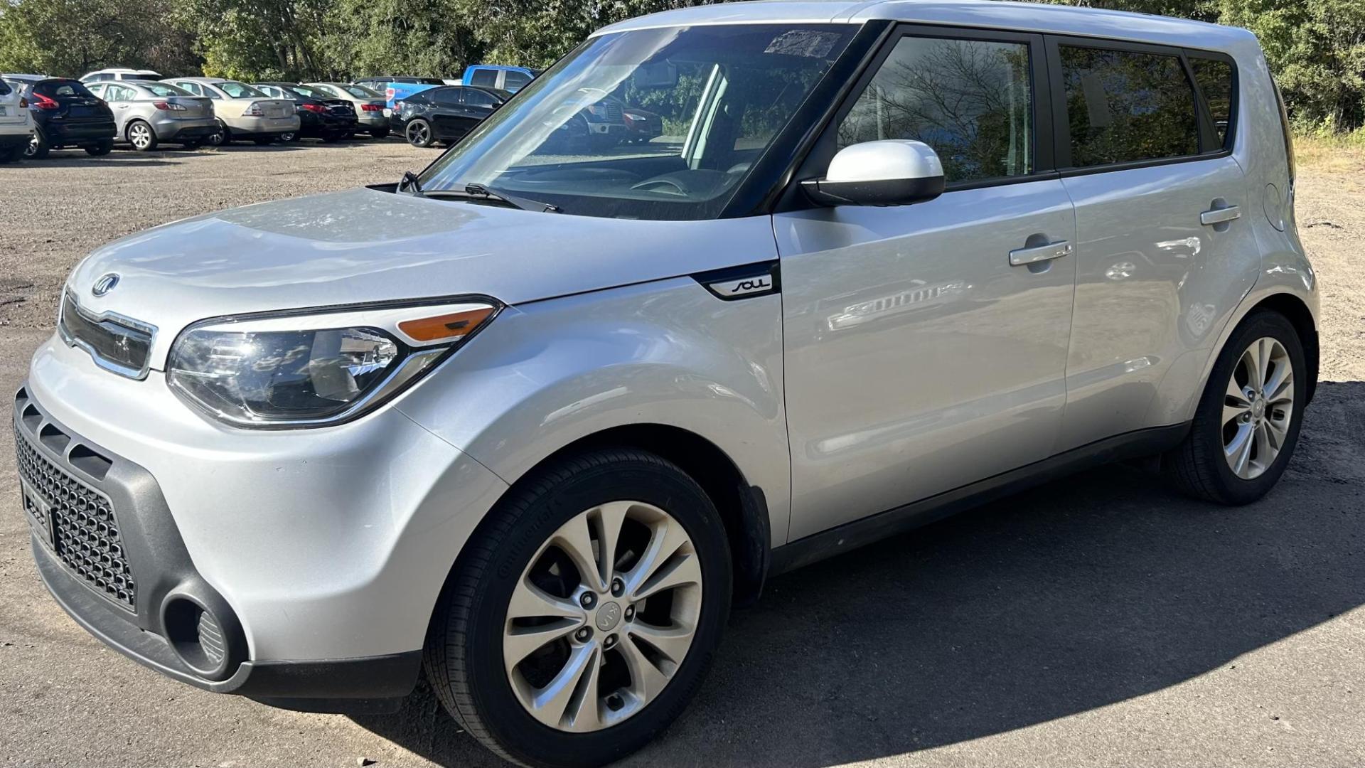 2015 Kia Soul + (KNDJP3A59F7) with an 2.0L L4 DOHC 16V engine, 6-Speed Automatic transmission, located at 17255 hwy 65 NE, Ham Lake, MN, 55304, 0.000000, 0.000000 - Photo#0