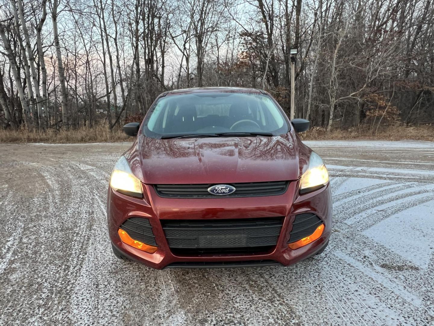 2014 Orange /Black Ford Escape S FWD (1FMCU0F79EU) with an 2.5L L4 DOHC 16V engine, 6-Speed Automatic transmission, located at 17255 hwy 65 NE, Ham Lake, MN, 55304, 0.000000, 0.000000 - Photo#7