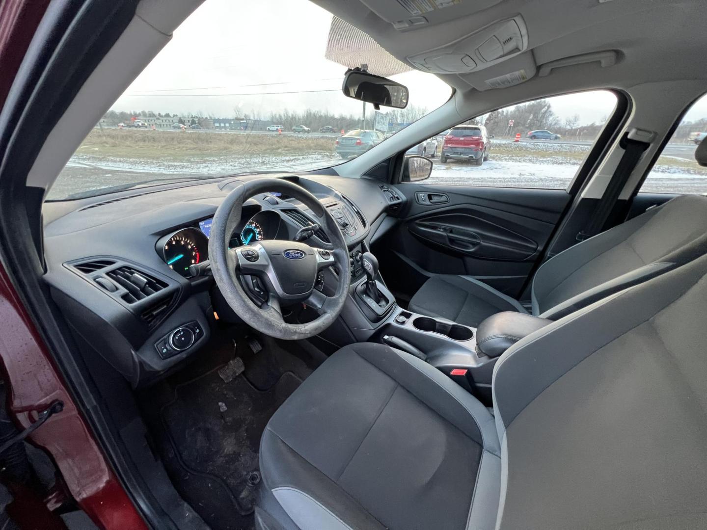 2014 Orange /Black Ford Escape S FWD (1FMCU0F79EU) with an 2.5L L4 DOHC 16V engine, 6-Speed Automatic transmission, located at 17255 hwy 65 NE, Ham Lake, MN, 55304, 0.000000, 0.000000 - Photo#9