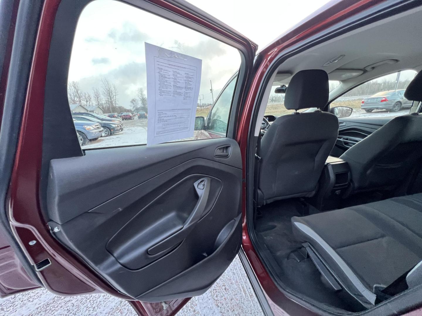 2014 Orange /Black Ford Escape S FWD (1FMCU0F79EU) with an 2.5L L4 DOHC 16V engine, 6-Speed Automatic transmission, located at 17255 hwy 65 NE, Ham Lake, MN, 55304, 0.000000, 0.000000 - Photo#10