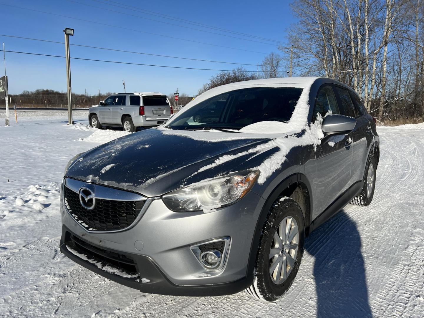 2014 Mazda CX-5 Touring AWD (JM3KE4CY2E0) with an 2.5L L4 DOHC 16V engine, 6-Speed Automatic transmission, located at 17255 hwy 65 NE, Ham Lake, MN, 55304, 0.000000, 0.000000 - Photo#0